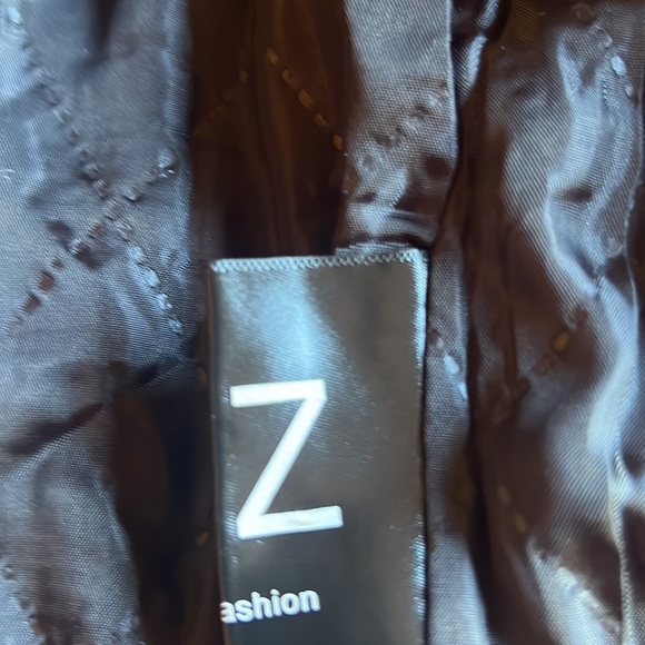 Faux Fur NWOT Crop jacket Plaid Retro VTG  vibe chunky buttons pockets sz M/L - Picture 7 of 9